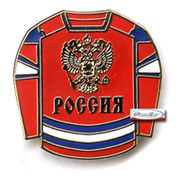 Значок хоккей Россия (форма)